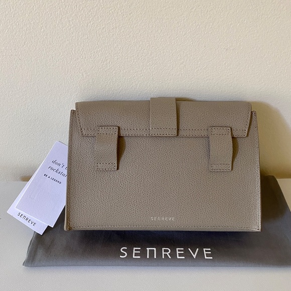 SENREVE Aria Crossbody / Shoulder Bag Or Belt Bag Pebbled Sage - Picture 8 of 12